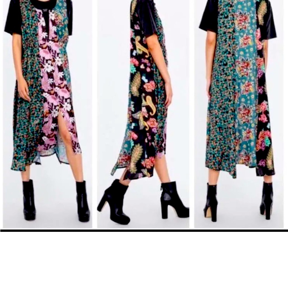 Zara long multicolored dress